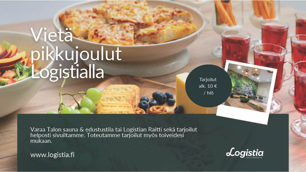 Vietä pikkujoulut Logistiassa